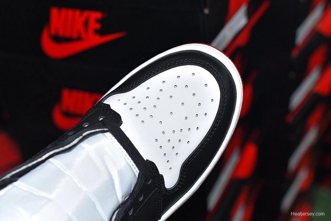 Air Jordan 1 Satin Black Toe