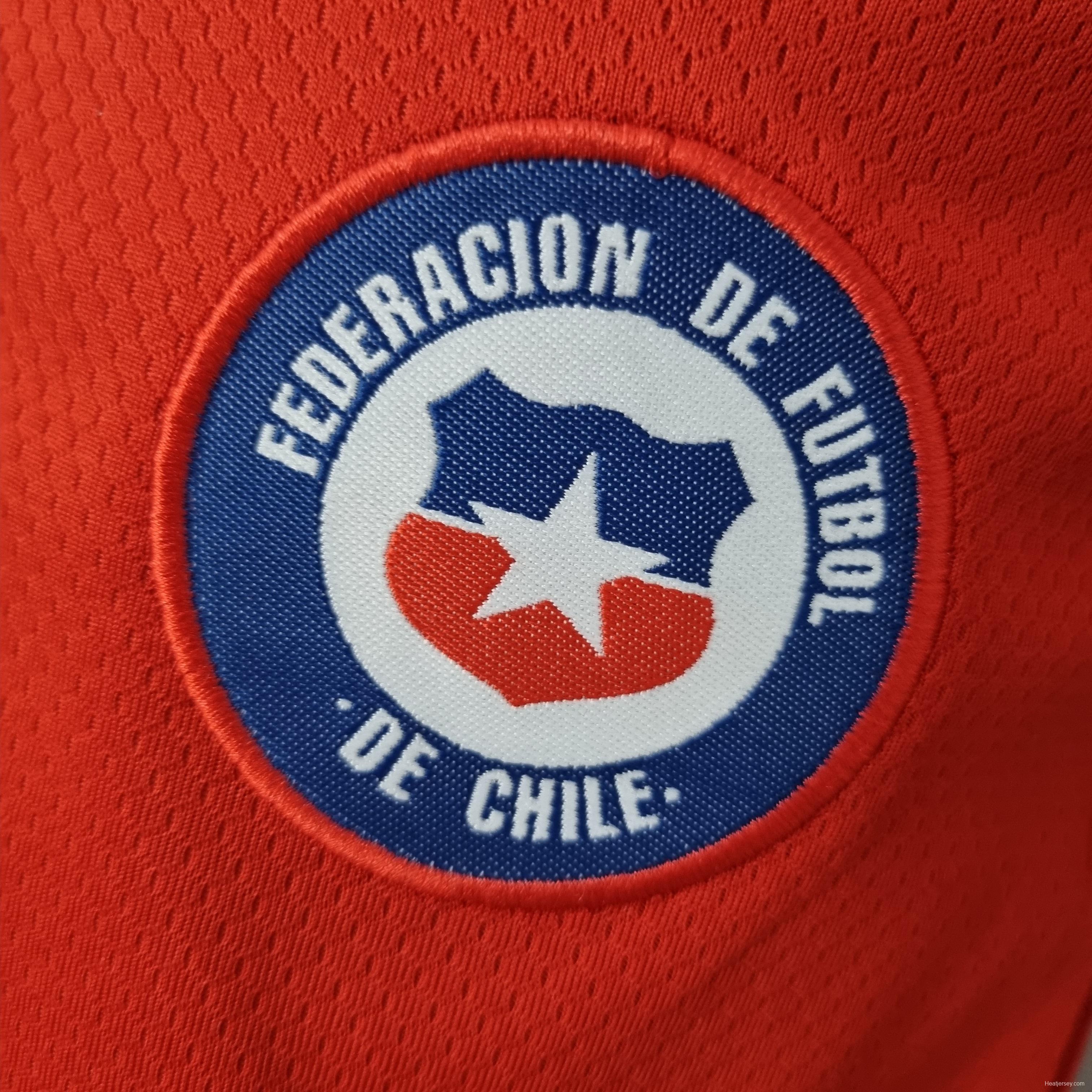 2022 Chile home Soccer Jersey