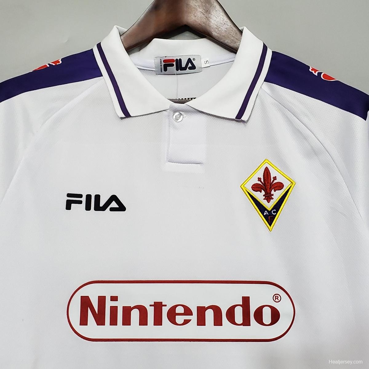 Retro 98/99 Fiorentina Away White Jersey