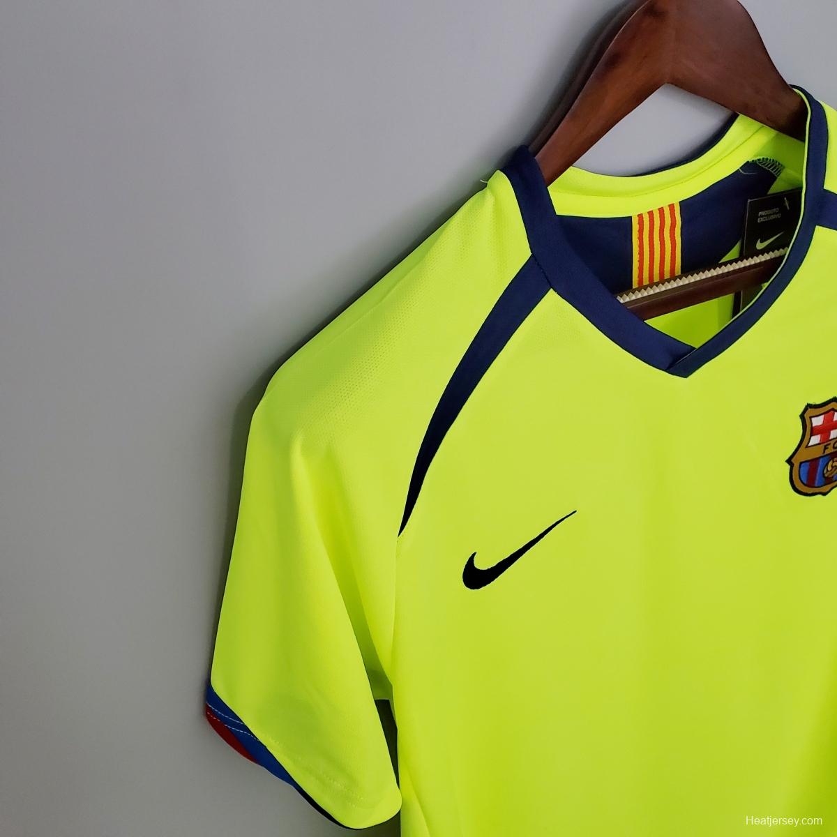 Retro Barcelona 05/06 away Soccer Jersey