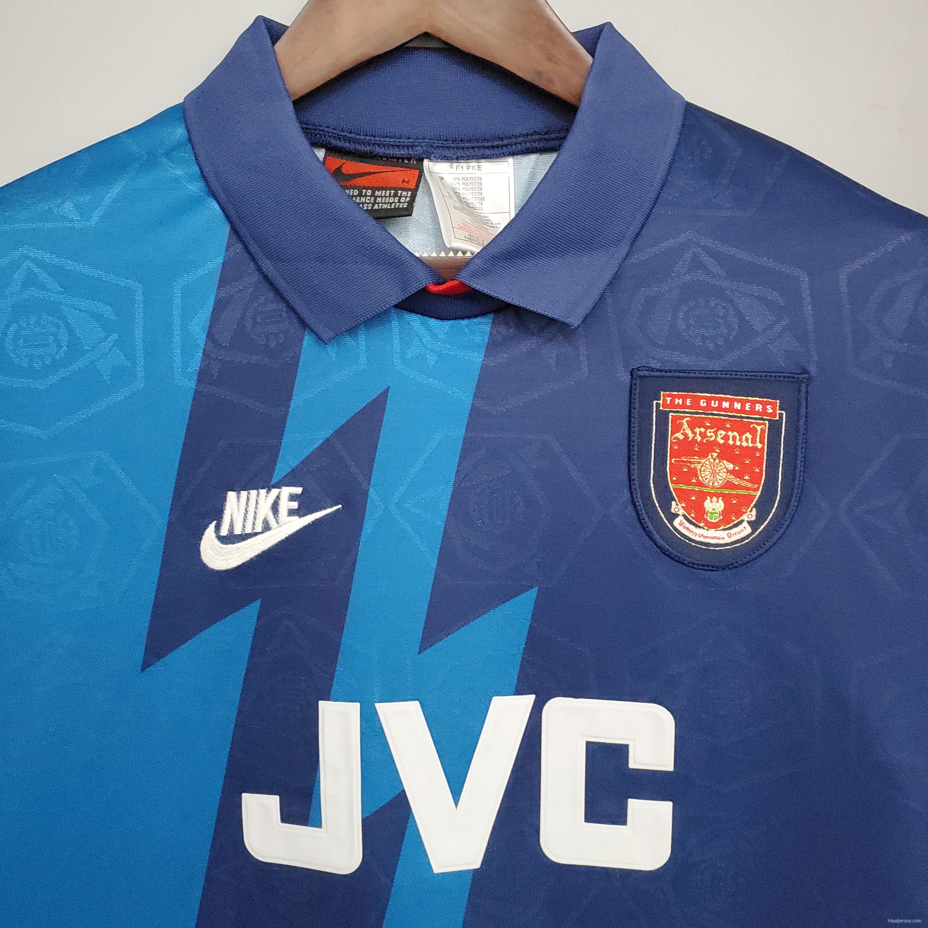 Retro 95/96 Arsenal away Soccer Jersey