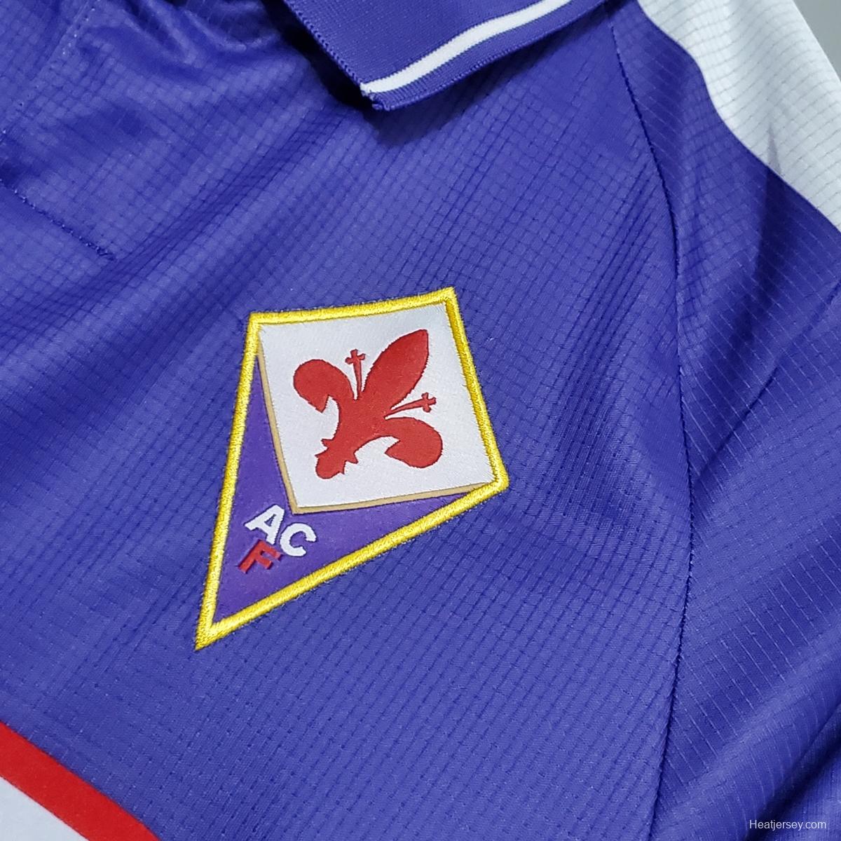 Retro 1998 Fiorentina home Soccer Jersey