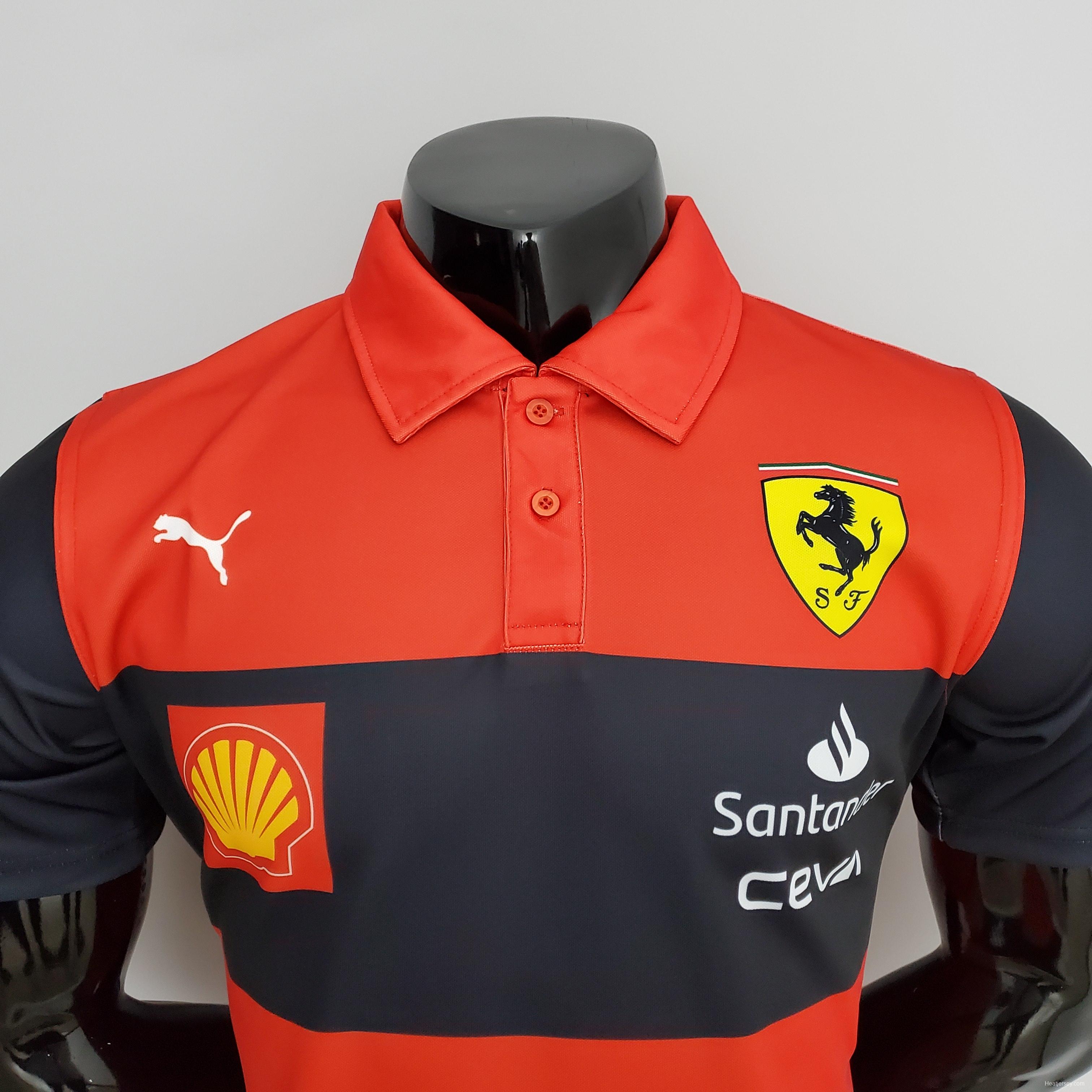 New F1 Formula One; Ferrari racing suit polo red S-5XL