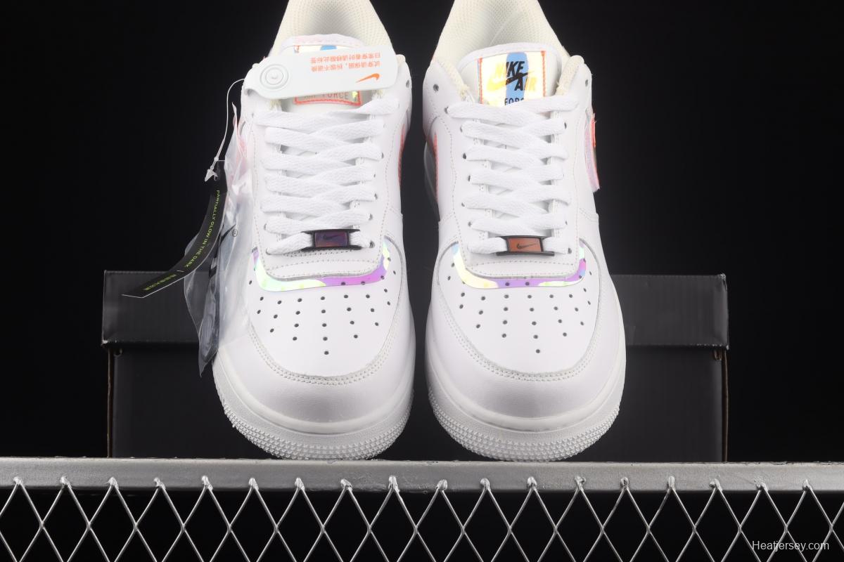 NIKE Air Force 1 Rwact QS Laser Game Pixel Hook change low-end Fashion Leisure Sports shoes DC0710-191