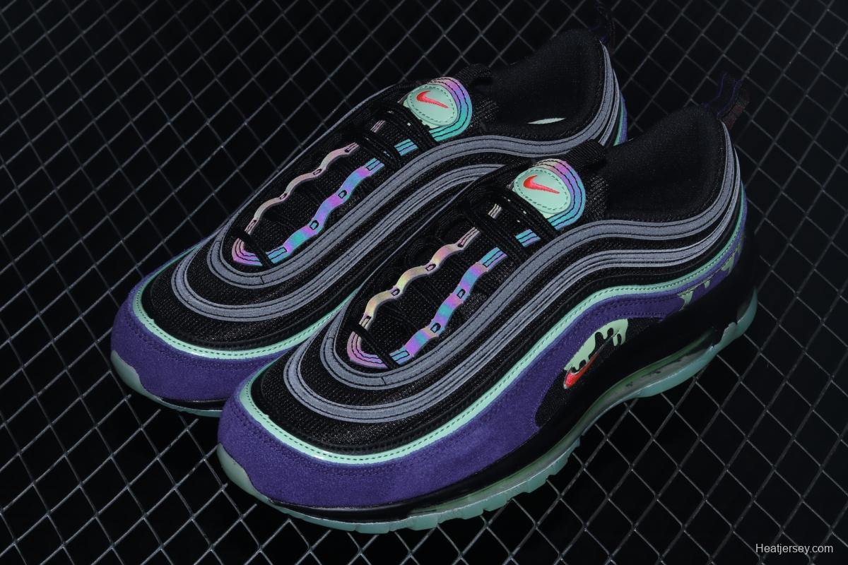 NIKE Air Max 97 Halloween theme bullet air cushion running shoes DC1500-001