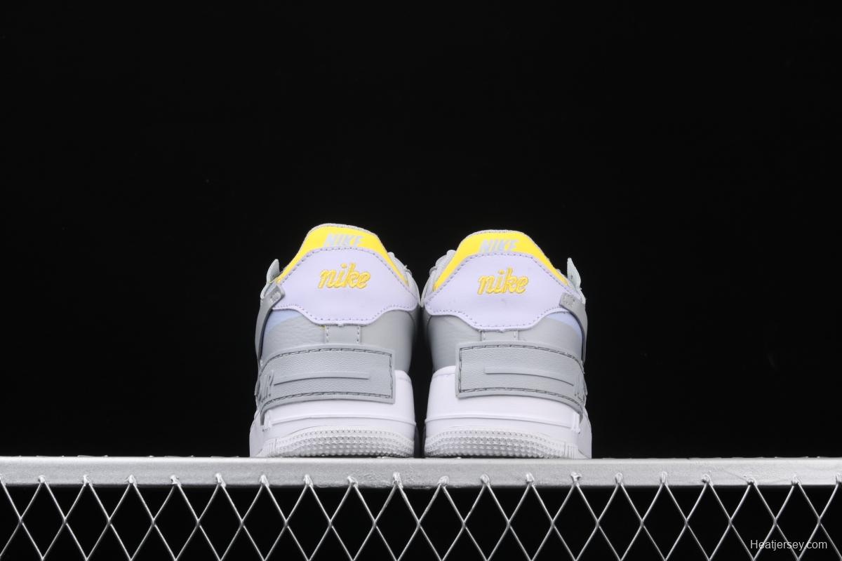 NIKE Air Force 1 ShAdidasow light weight heightened low-top board shoes CI0919-002