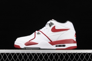 NIKE Air Flight 89 white and red air cushion basketball shoes DD1173-100