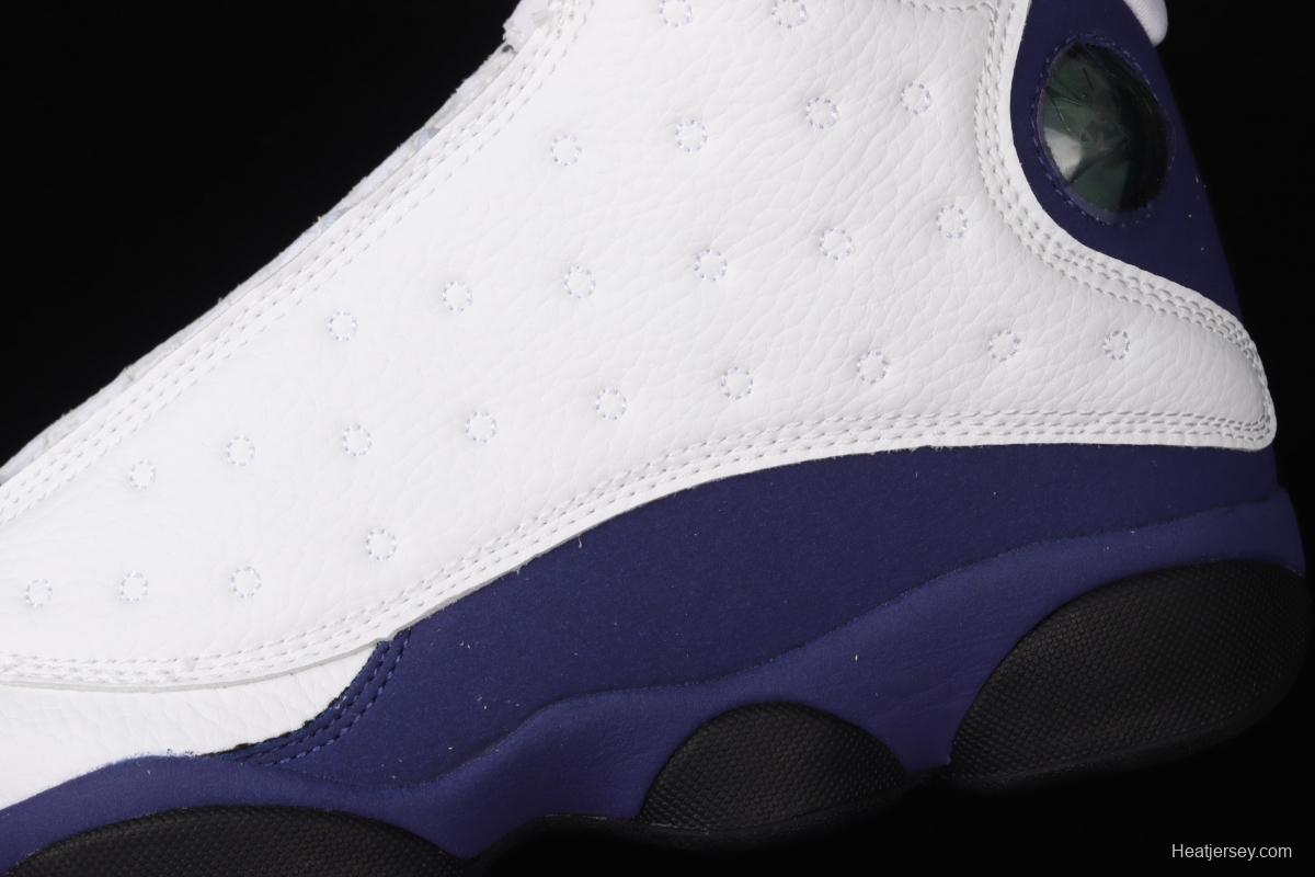 Air Jordan 13 Retro 3 White and purple 414571-105