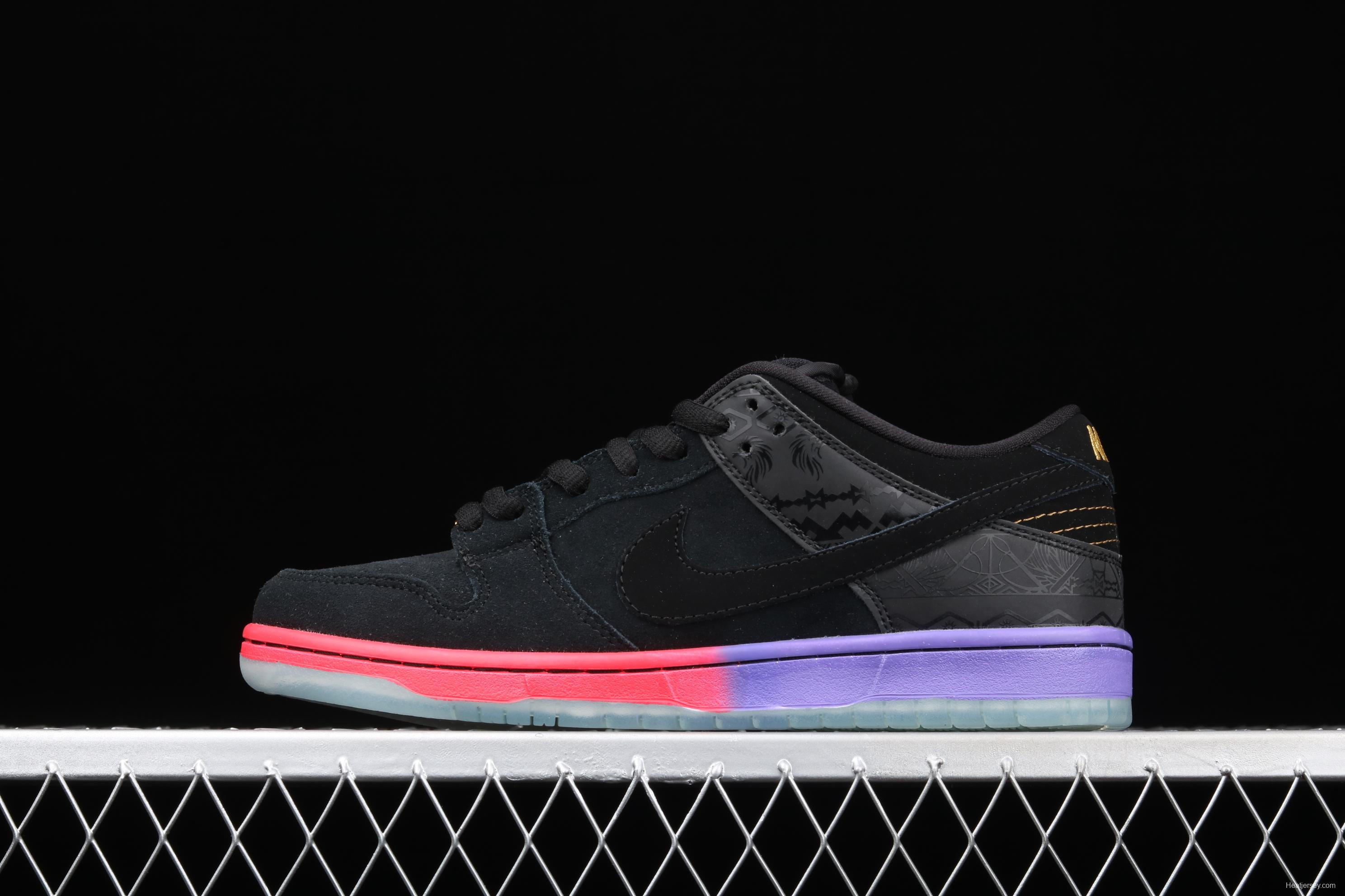 NIKE DUNK Sb Low BHM (2014) SB rebound fashion casual board shoes 504750-001