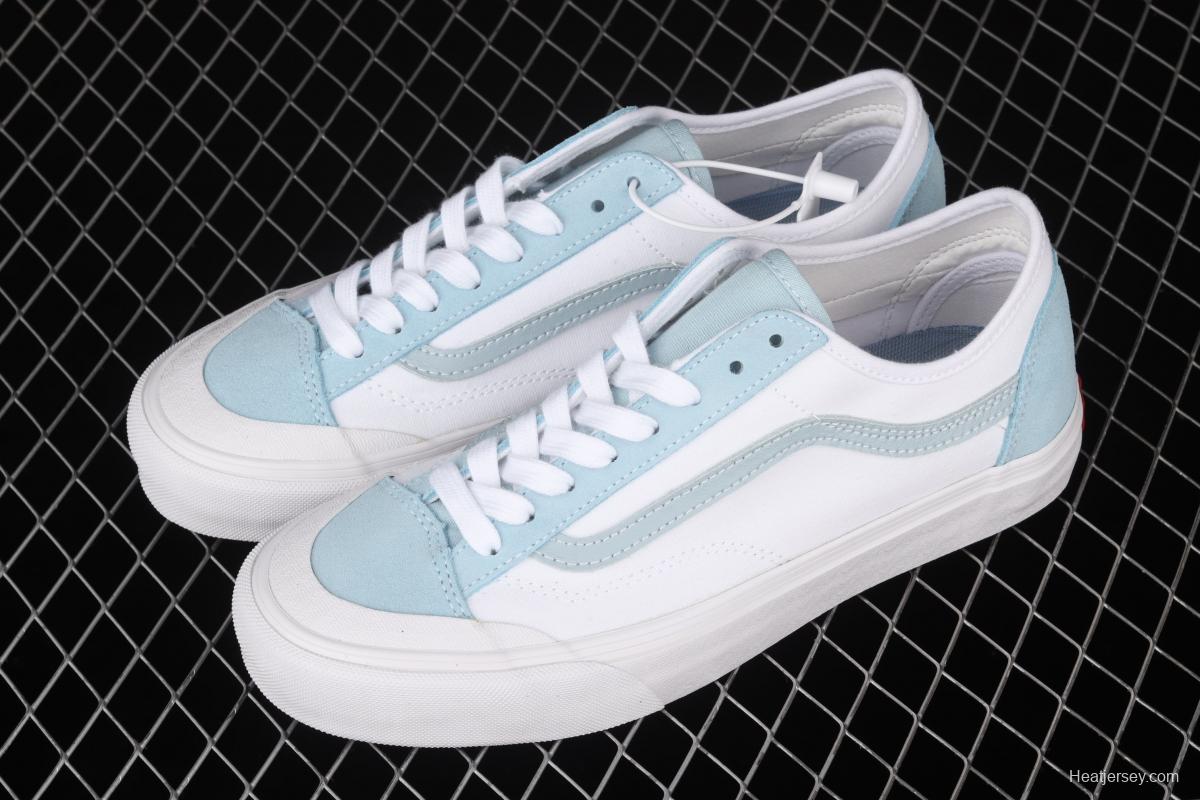 Vans Style 36 Cecon SF half-moon Baotou ice blue green low-top casual board shoes VN0A4BVEWS6