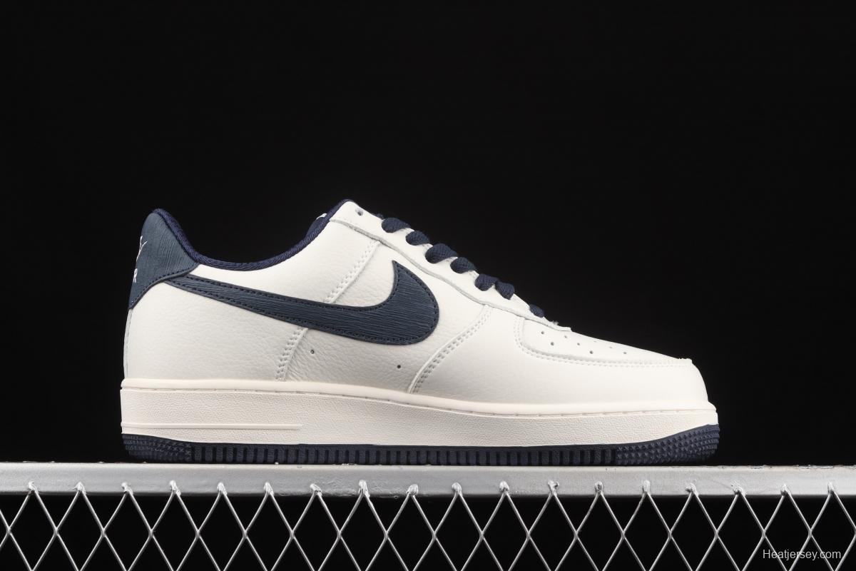 NIKE Air Force 1x 07 Low meter dark blue color matching low top casual board shoes PA3035-068