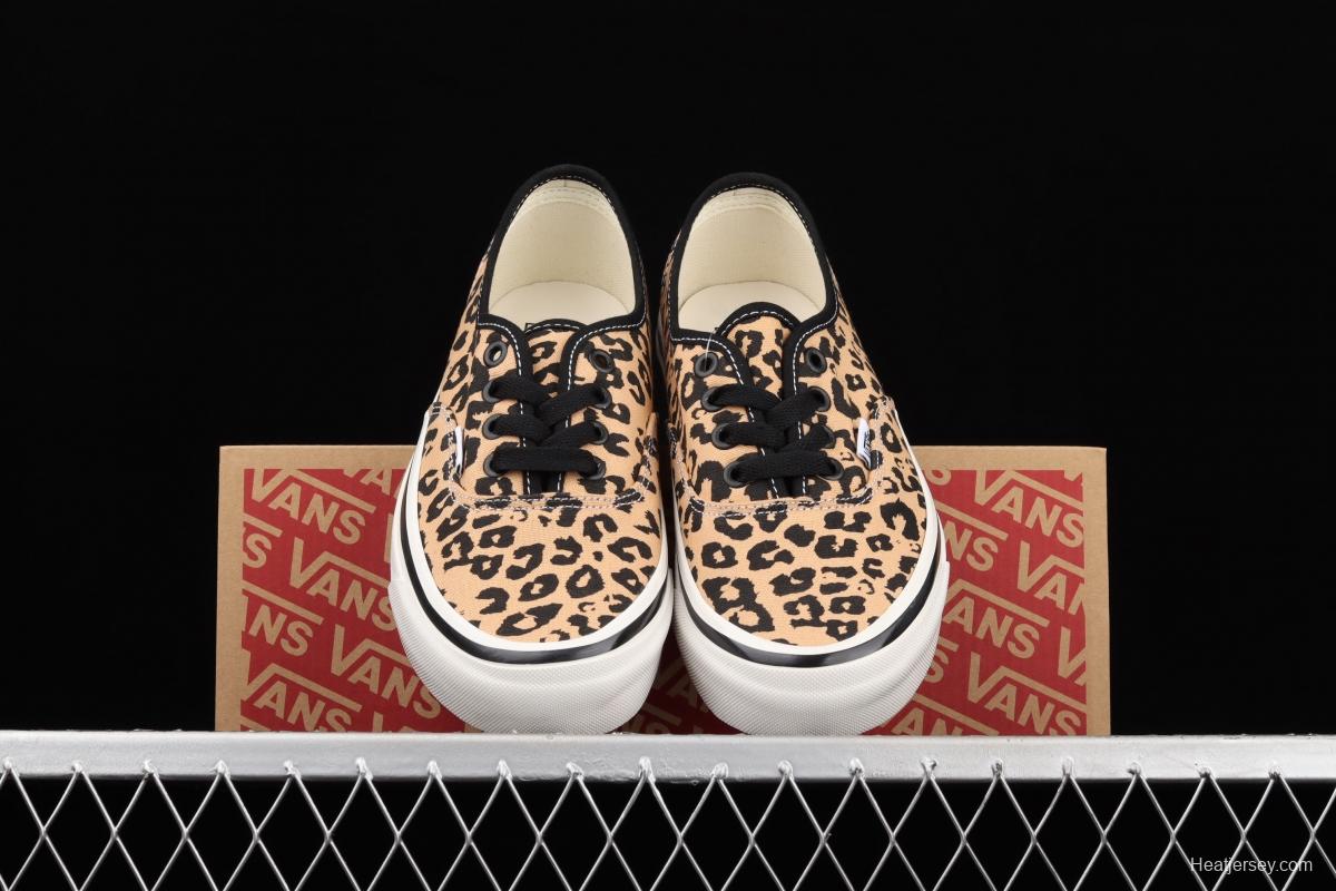 Vans Authentic 44 DX Anaheim low top leopard print low top board shoes VN0A54F29GI