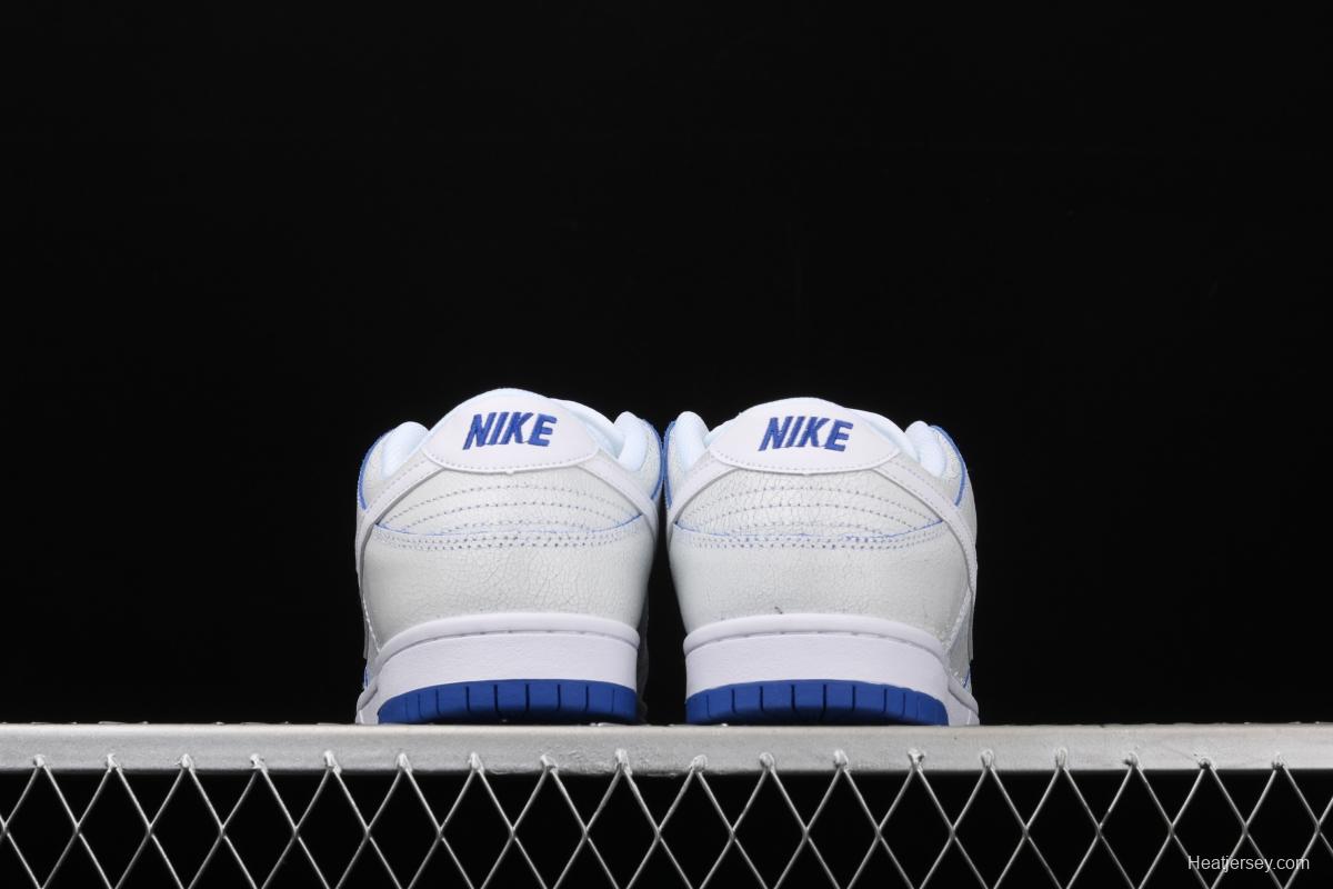 NIKE SB DUNK Low Pro Magnolia QQ crack ice blue blue porcelain sports skateboard shoes CJ6884-100