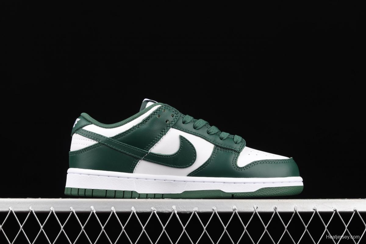 NIKE SB DUNK Low Team Green Michigan White and Green Slam Dunk Series low side Leisure Sports Skateboard shoes DD1391-101