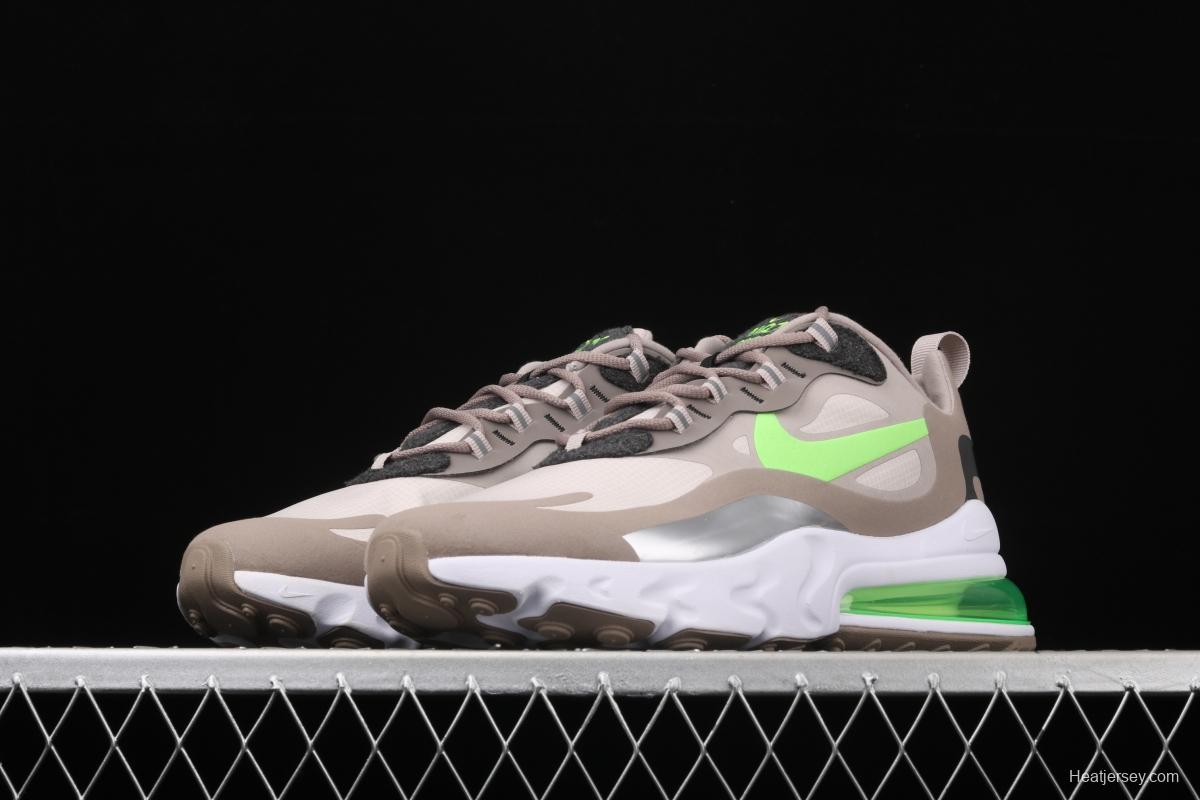 NIKE Air Max 270React new high-frequency mesh hollowing out function half-palm air cushion running shoes CQ4598-231