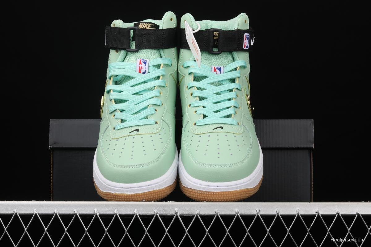 NIKE Air Force 1 High NBA Green Gum NBA Air Force High Top Green Leisure Board shoes CT2306-300