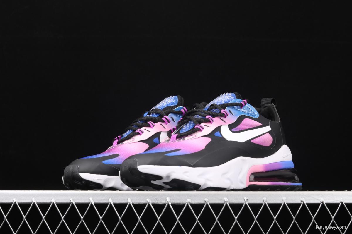 NIKE Air Max 270React 2020 new high-frequency mesh hollowing out function half-palm air cushion running shoes BV3387-400