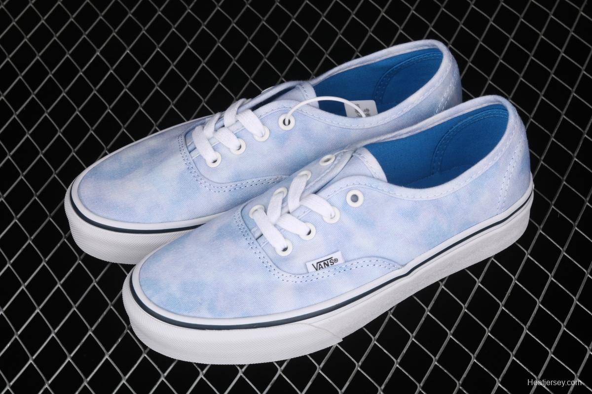 Vans Authentic Lx Vance Milk Blue White Blue low-top Vulcanized Board shoes VN0003B9IWC