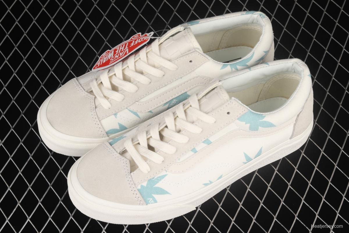 Vans Style 36 Og lx White Palm Maple Leaf casual Board shoes VN0A54F6XC8