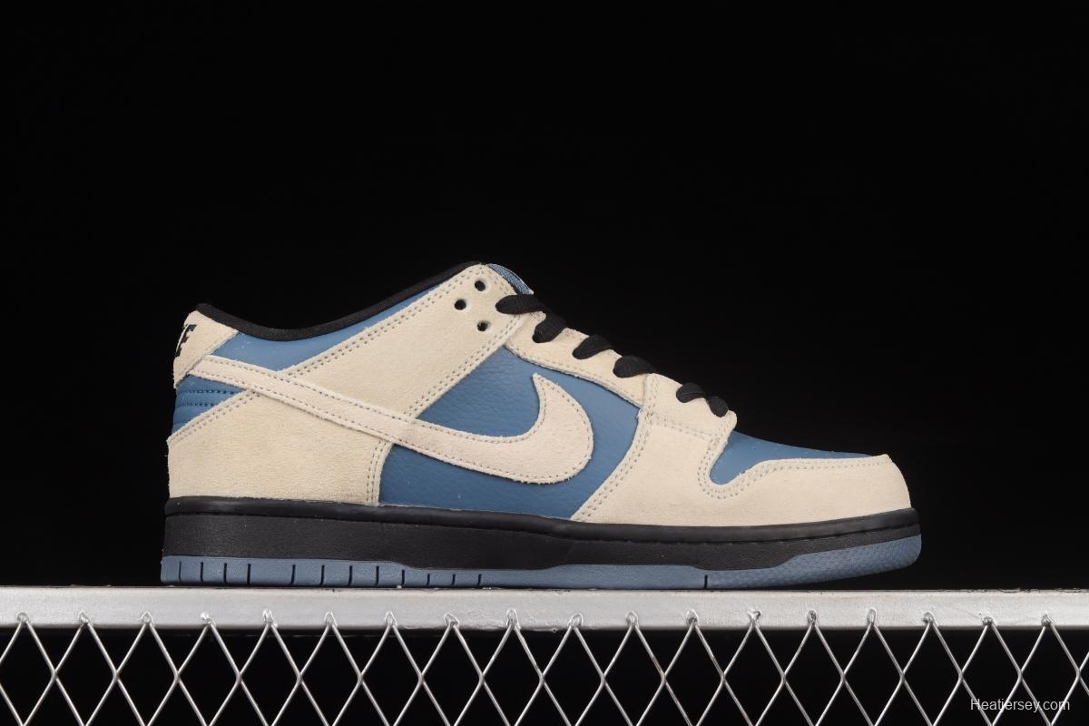 NIKE DUNK Low SB Pro blue and white dunk series low-top casual sports skateboard shoes BQ6817-200