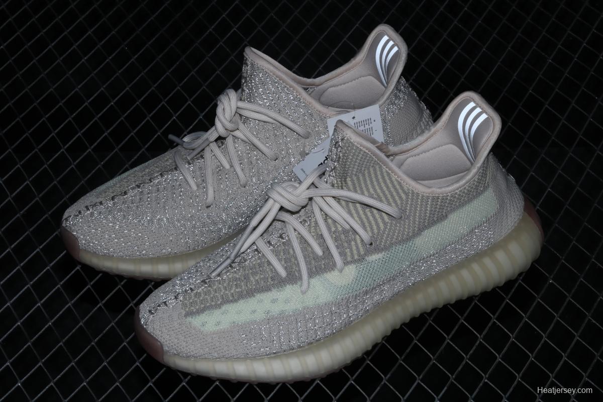 Adidas Yeezy 350 Boost V2 FW5318 Darth Coconut 350 second generation hollowed-out swan white sky star color matching