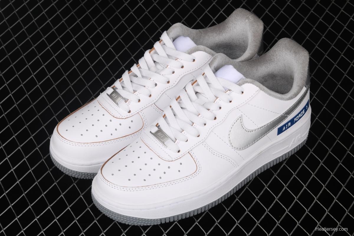 NIKE Air force1 Low labei maker white and blue color matching low-top casual board shoes DC5209-100