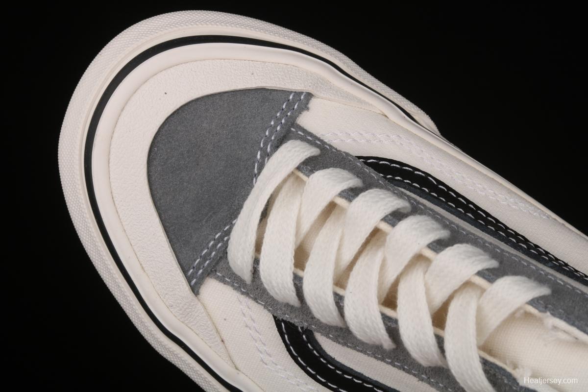 Vans Style 36 million half-moon head gray Oreo low-top canvas board shoes VN0A4BVAK11