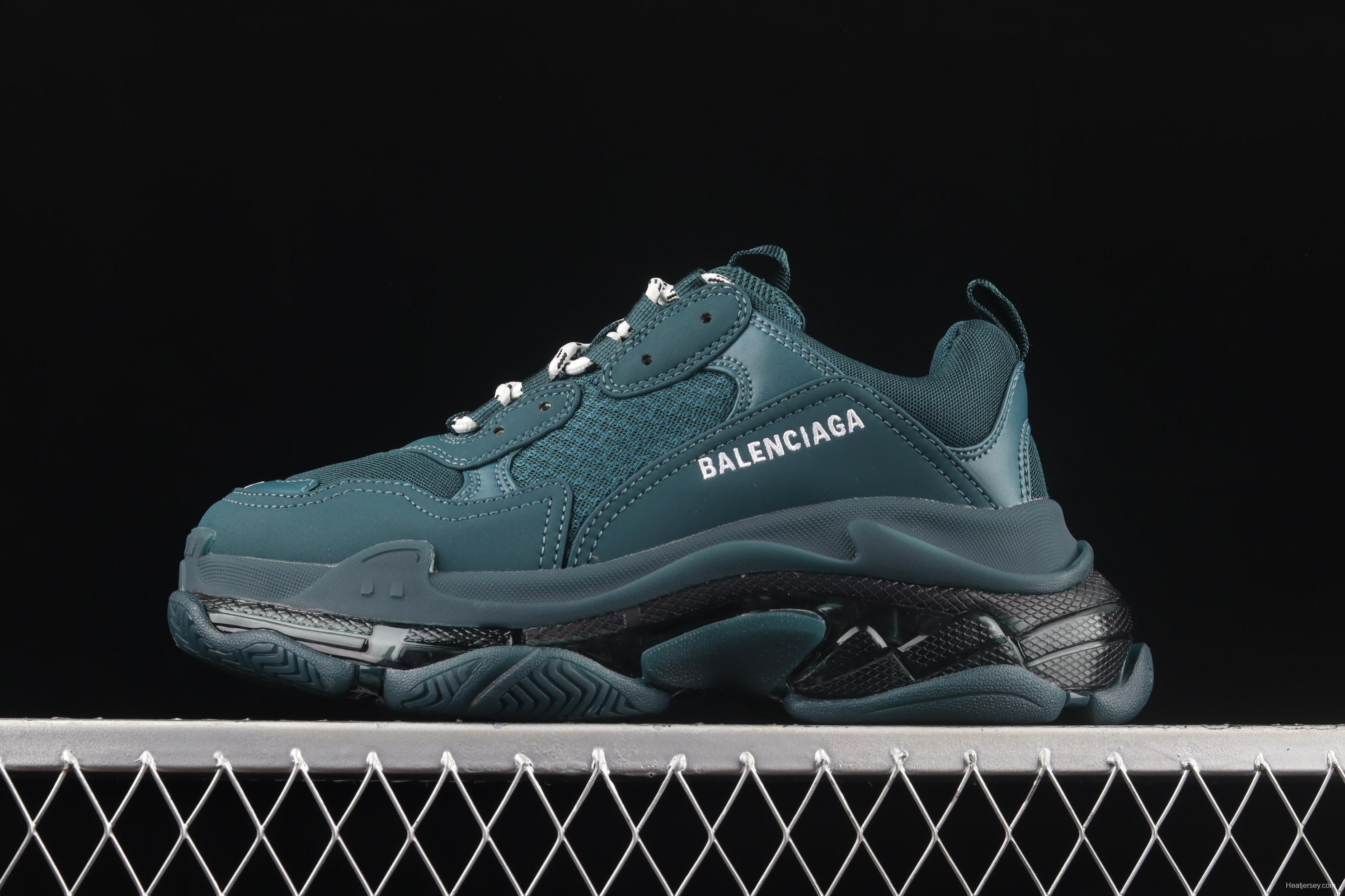 Balenciaga Triple S 2.0 three-generation retro casual running shoes full combination nitrogen crystal outsole W2GA13210