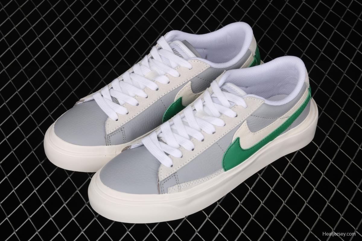 Sacai x NIKE Blazer Low co-branded trailblazer deconstructing board shoes BV0076-403