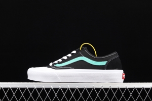 Vans Style 36 new edge half crescent toe black bran fruit green low-top casual board shoes VN0AWM33FJ