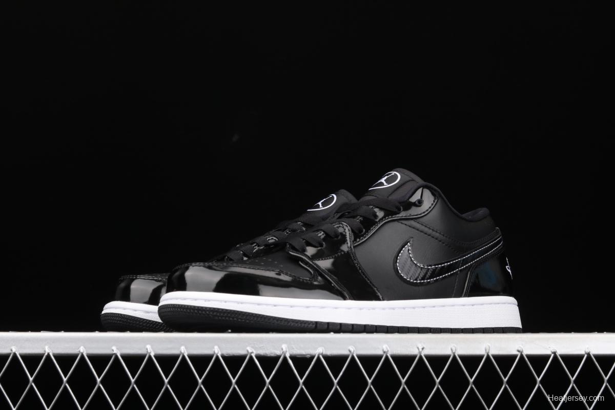 Air Jordan 1 Low ASW low-top all-Star patent leather black low-top basketball shoes DD1650-001