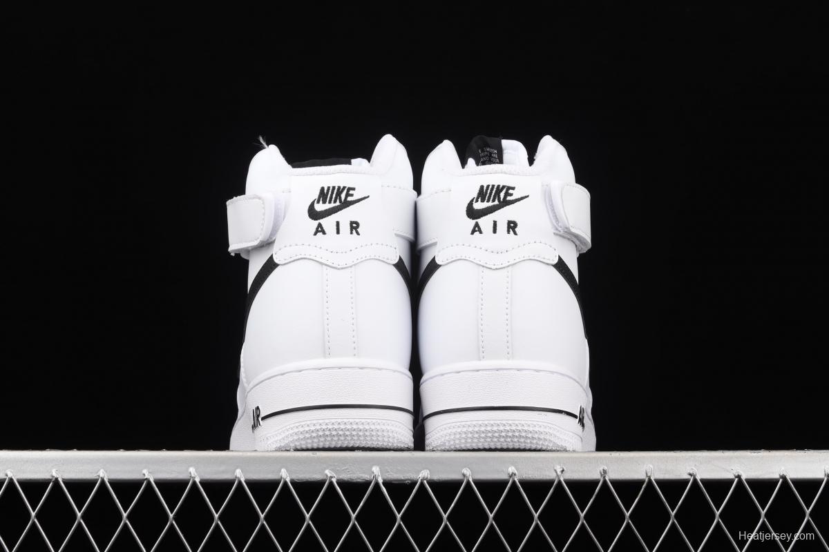 NIKE Air Force 1 High'07 white and black high top casual board shoes CK4369-100