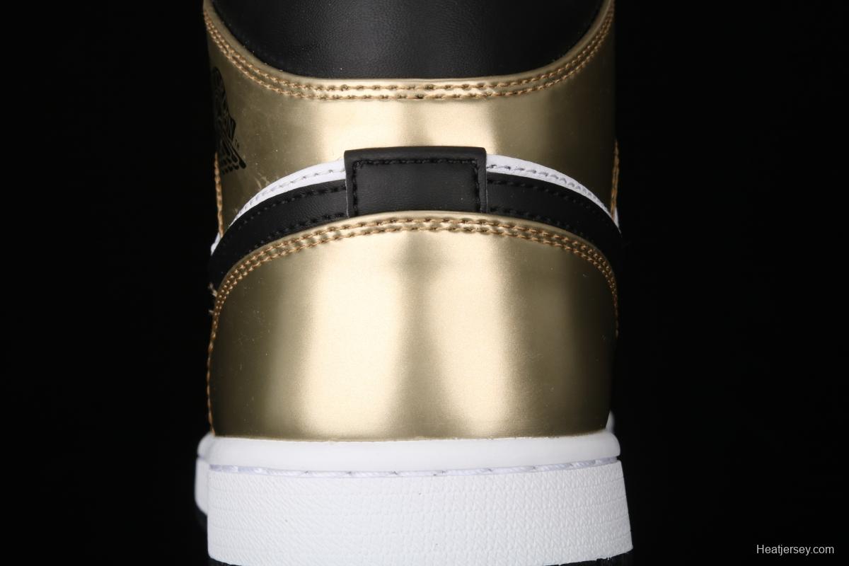 Air Jordan 1 Mid liquid gold DC1419-700