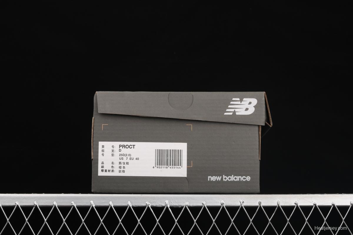 New Balance Proctsen New Bailun retro smile canvas leisure classic campus board shoes PROCT orange