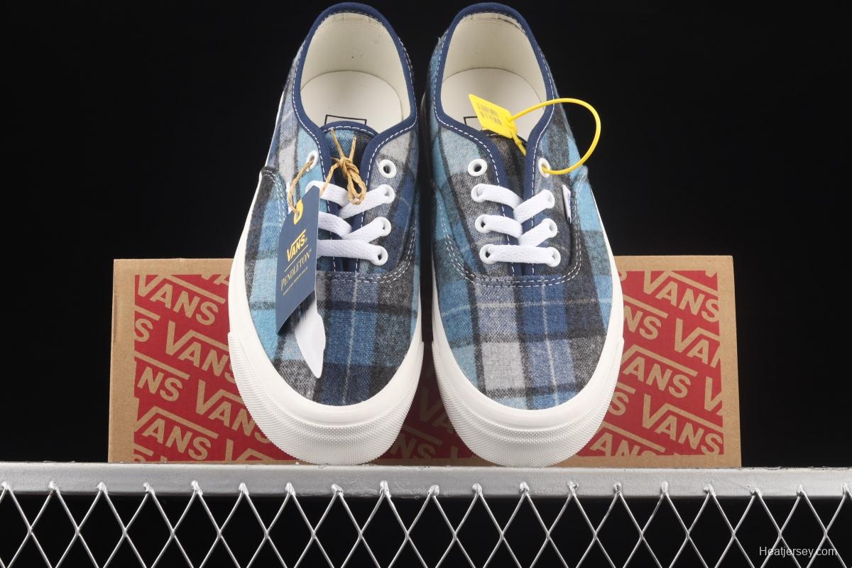 Vans Authentic x Pendleton joint name plaid series low-top casual board shoes VN0A54F29GS