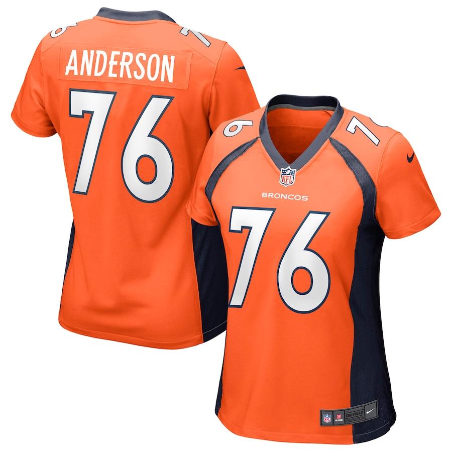 Women's Calvin Anderson Orange Player Limited Team Jersey