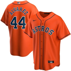 Men's Yordan Alvarez Orange Alternate 2020 Player Team Jersey