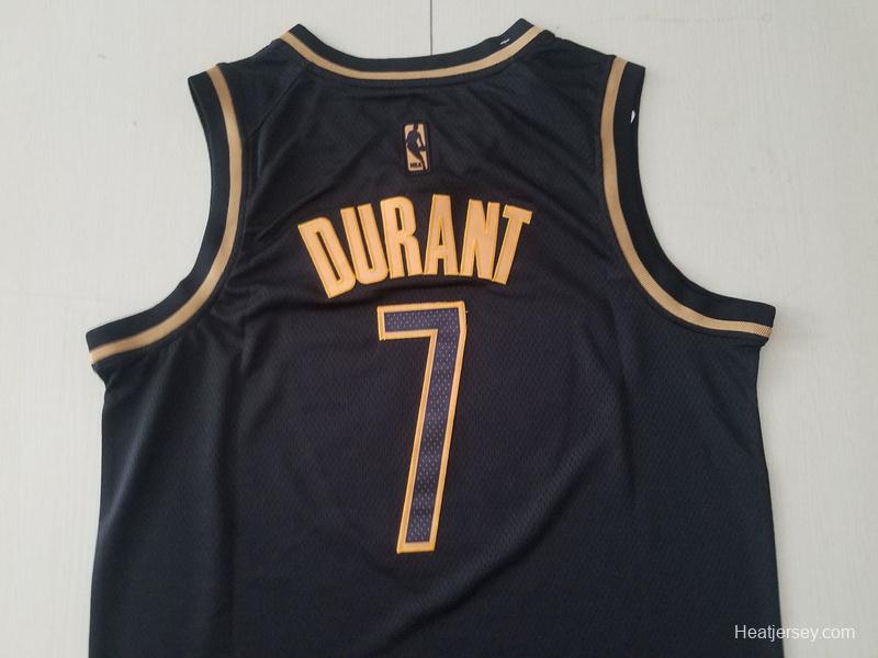 Kevin Durant 7 Black Golden Edition Jersey