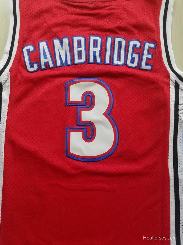 Lil' Bow Wow Calvin Cambridge 3 Los Angeles Knights Red Basketball Jersey Like Mike