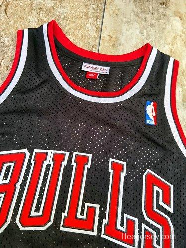 Men's Dennis Rodman Black Retro Classic Team Jersey