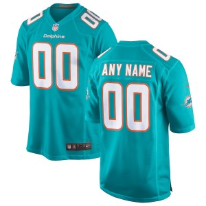 Men's Aqua Custom Limited Team Jersey