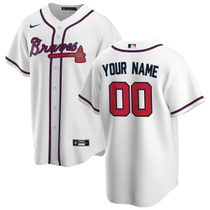 Youth White 2020 Home Custom Team Jersey