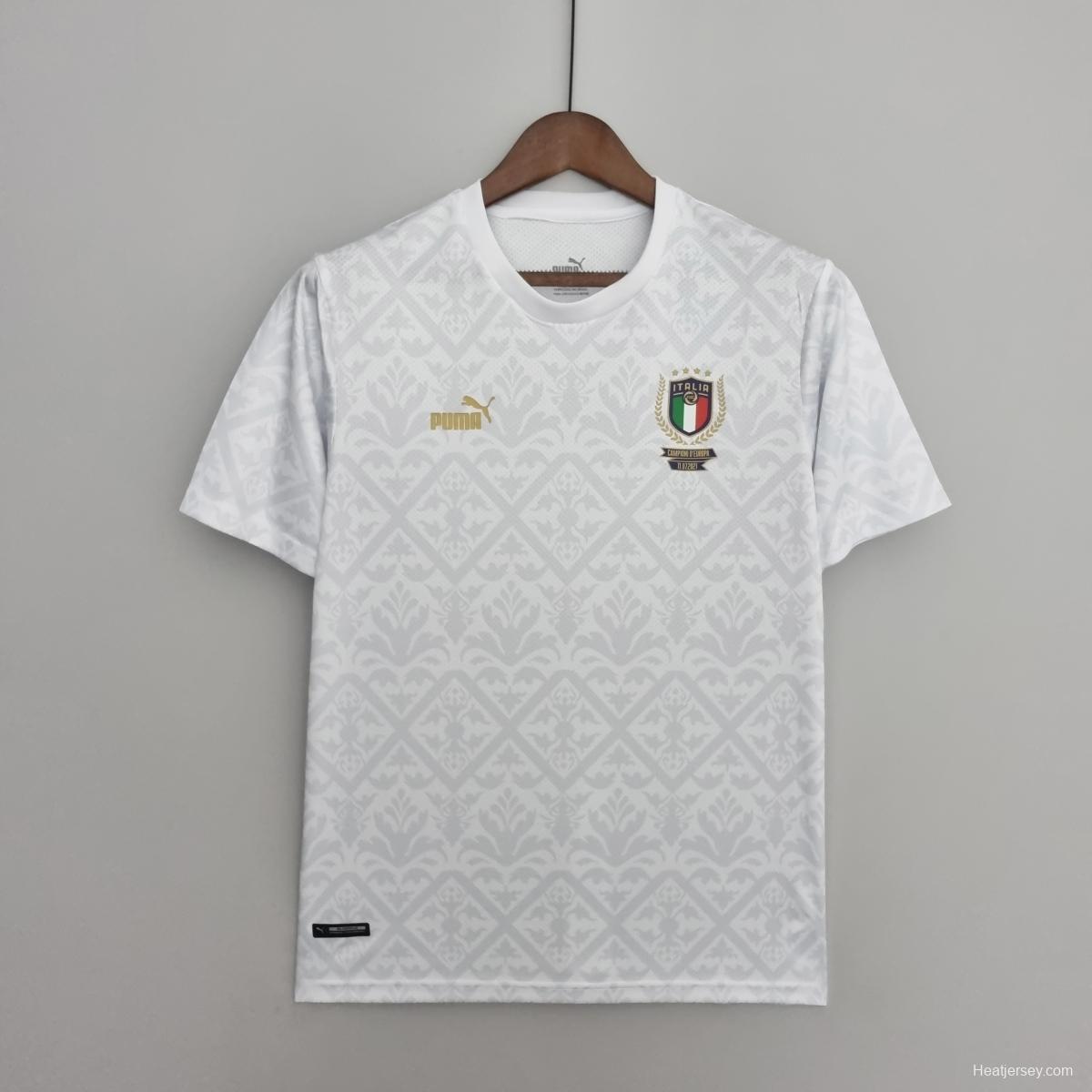 2022 Italian Euro Championship Special Edition White White Soccer Jersey