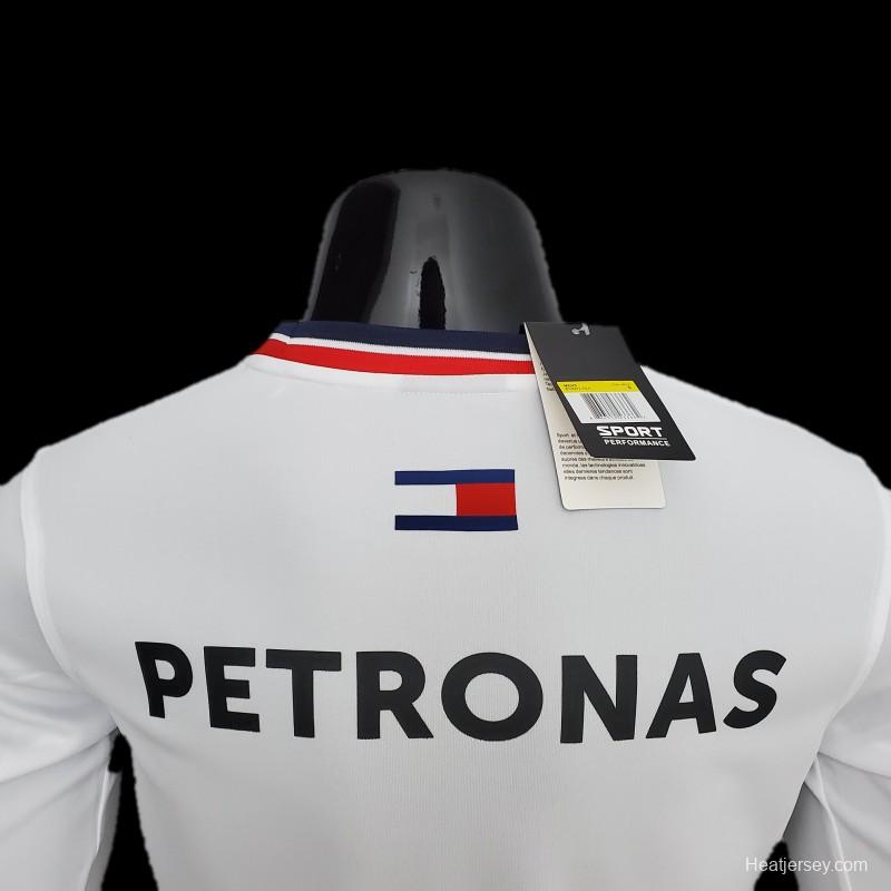 F1 Formula One 2022 Mercedes Long Sleeve White 