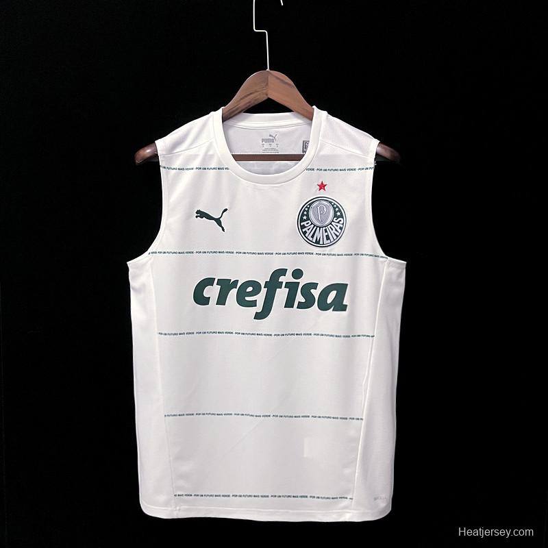 22/23 Vest Palmeiras Away White Soccer Jersey