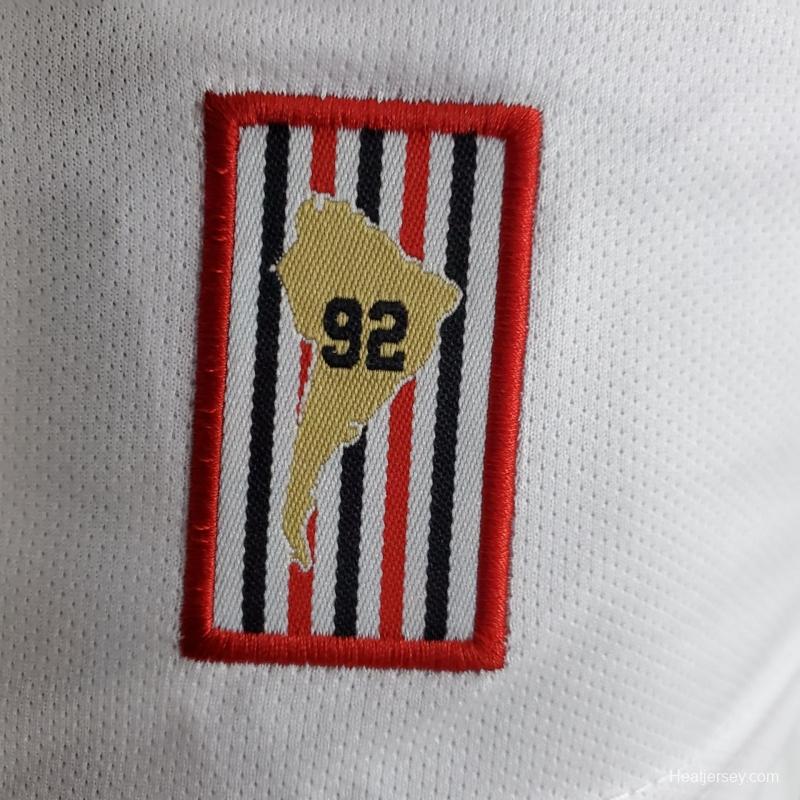 22/23 Kids São Paulo Home Size 16-28 Soccer Jersey