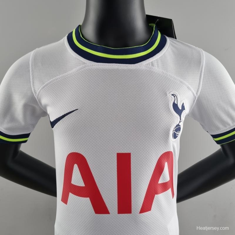 22/23 Kids Kit Tottenham Hotspur Home 16-28 Soccer Jersey