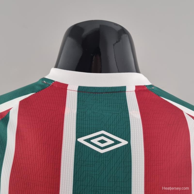 Player Version 22/23 Fluminense Home  Soccer Jersey