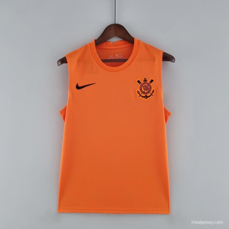 22/23 Corinthians Vest Pre-match Training Orange