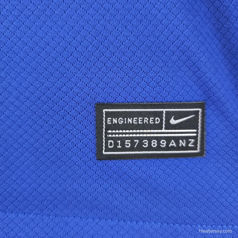 22/23 Long Sleeve Chelsea Home  Soccer Jersey